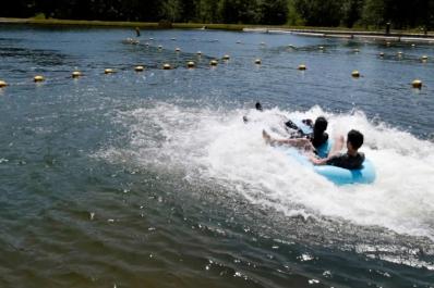 Tomahawk Lake Waterpark Tubing