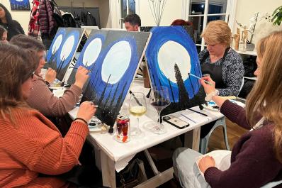 The ART Project painting in progress