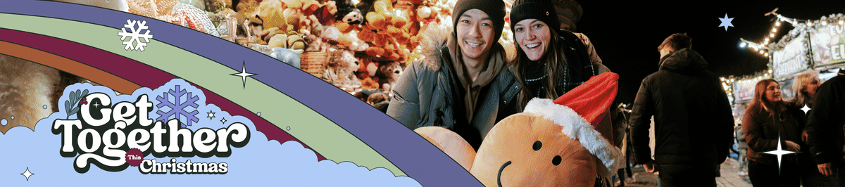 A banner with different images of Chrsitmas in Liverpool. It flashes between 4 images of different locations and the end slate saying visitliverpool.com,