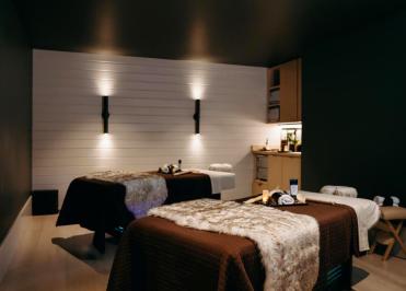 Massage Room at Alyeska Nordic Spa. Photo by Kristian Irey
