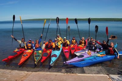 kayakers