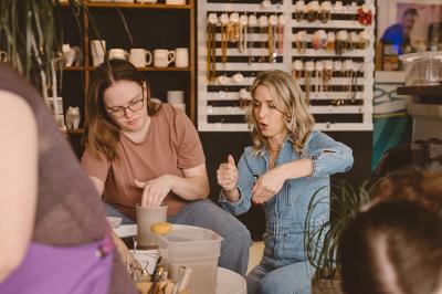 Sketch Pottery + Clay