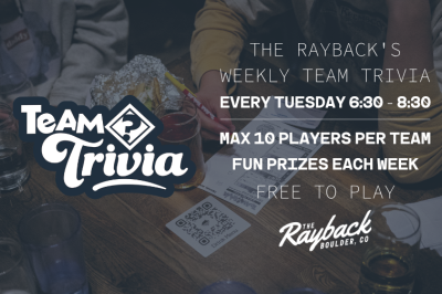 Team Trivia at The Rayback Collective!