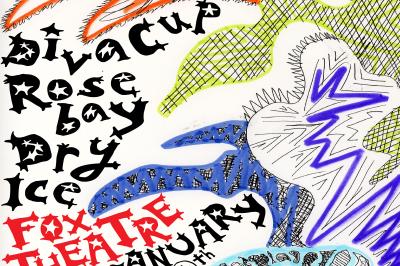 Diva Cup with Rosebay and Dry Ice