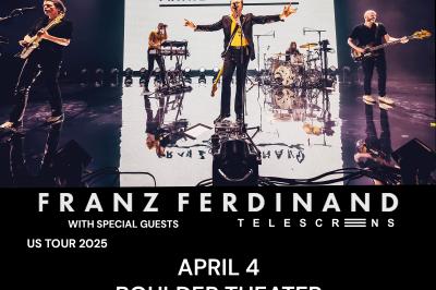 Franz Ferdinand with Telescreens