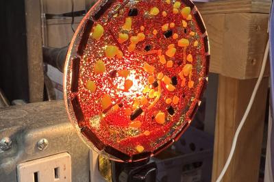 Fused Glass Night Light Class - Pizza