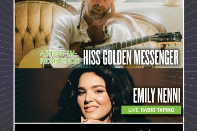 eTown Taping with Hiss Golden Messenger (solo) and Emily Nenni