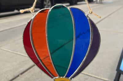 Make & Take Stained Glass Sun-catcher Class - Hot Air Balloon