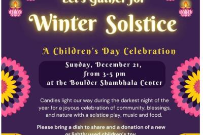 Winter Solstice + Children’s Day celebration