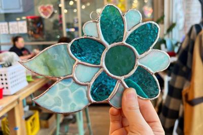 Mothers Day Stained Glass Class