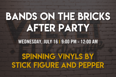 Bands on the Bricks After Party with Vinyls by Stick Figure and Pepper