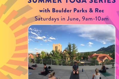 Summer Yoga on the Museum of Boulder Rooftop