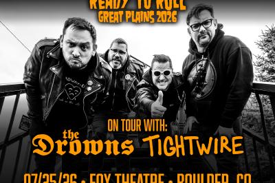 Ready to Roll Great Plains 2026 Teenage Bottlerocket with The Drowns, Tightwire