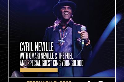 eTown Presents Cyril Neville with Omari Neville & The Fuel with special guest King Youngblood