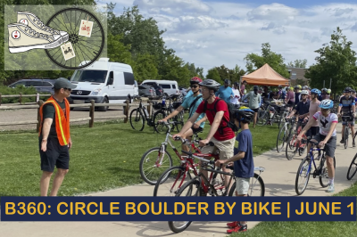 B360: Circle Boulder by Bicycle