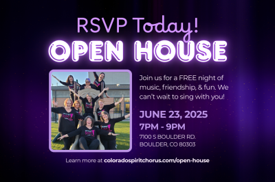 Colorado Spirit Chorus Open House