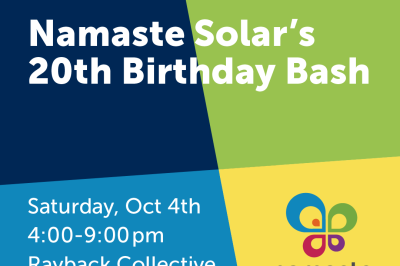 Namaste Solar'a 20th Birthday Bash!