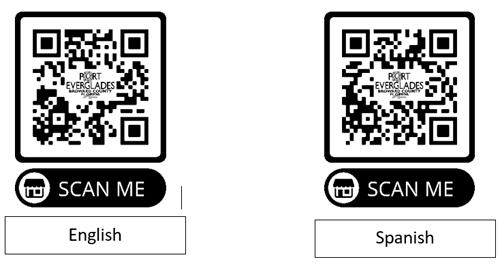 QR Codes for Trucker Camera Page