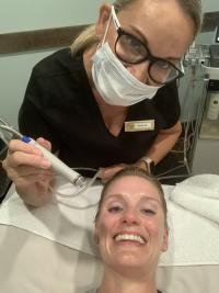 hydro facial with angie at RB