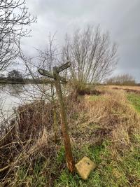 Rotten fingerpost