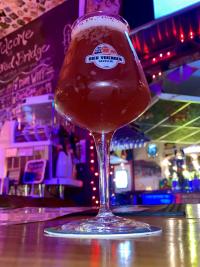 Picture of full glass of beer at Covered Bridge Brewhaus