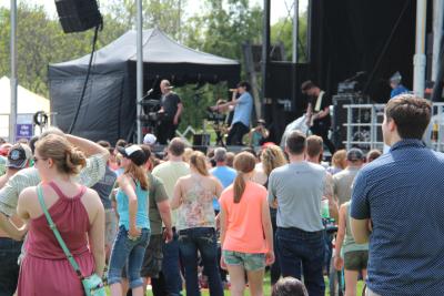 Tulip Festival stage