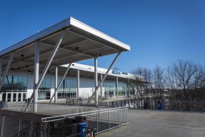 Akins Ford Arena main gate
