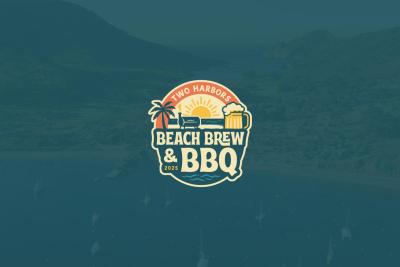 Two Harbors Beach and Brew Logo