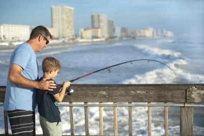 Father Son Fishing Daytona Beach