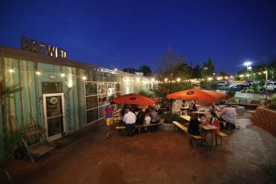 Near Southside patio night