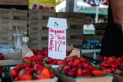 Strawberry stand