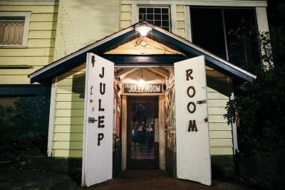 The entrance to the Julep Room.