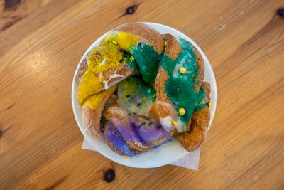 Mockingbird Cafe - king cake pastry