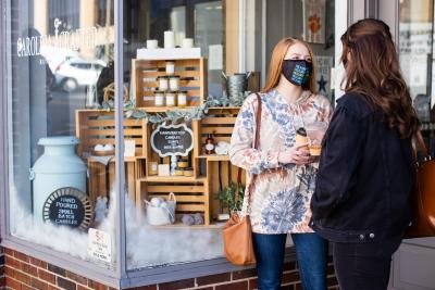 Holiday Shopping Downtown Hickory - Carolina Crafted