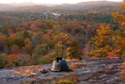 Sunset Rock in Fall