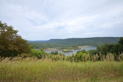 View of the Raystown Lake Dam from Ridenour Overlook