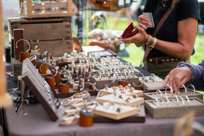 Jewelry Stand at Arts on the Green