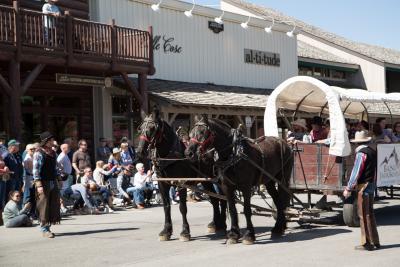 Old West Days Covered Wagon