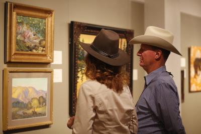 Western Visions Exhibit Viewing