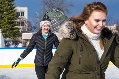 Ice Skating at Veterans Memorial Park