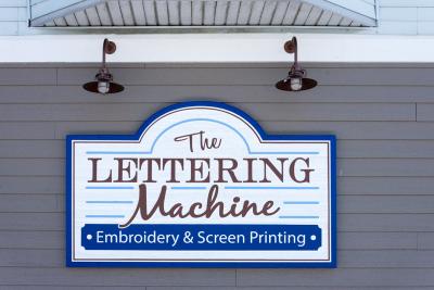 The Lettering Machine sign