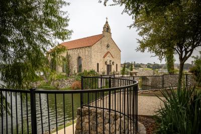 Wedding chapel in a Croatian-inspired village in McKinney