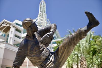 Statue of Satchel Paige