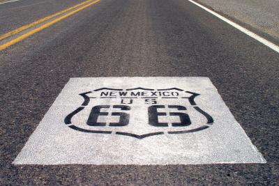 Originally commissioned in 1926, Route 66 stretches its concrete arms across eight states.