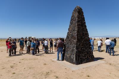 The world's first atomic bomb detonated on July 16, 1945 at what is now known as the Trinity Site.
