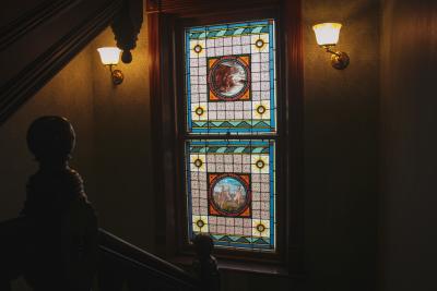Annandale stain glass window