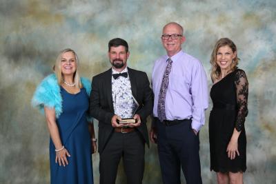 The Willie Creek Pearls team accepting an award