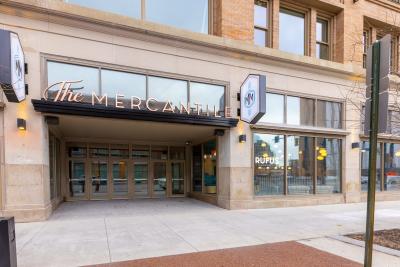 Exterior entrance to Mercantile on Main, Rochester NY