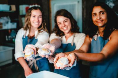 soap felting at wild comfort