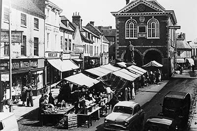 Tamworth market 1958